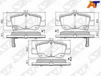 Колодки тормозные Toyota Auris