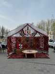 Прокат Пол Юрта в Шымкенте Жарты Киіз Қазақ Үй Шаңырақ Беташар Той