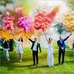 Цветной дым для любых мероприятий организация Цветной дым Color smoke