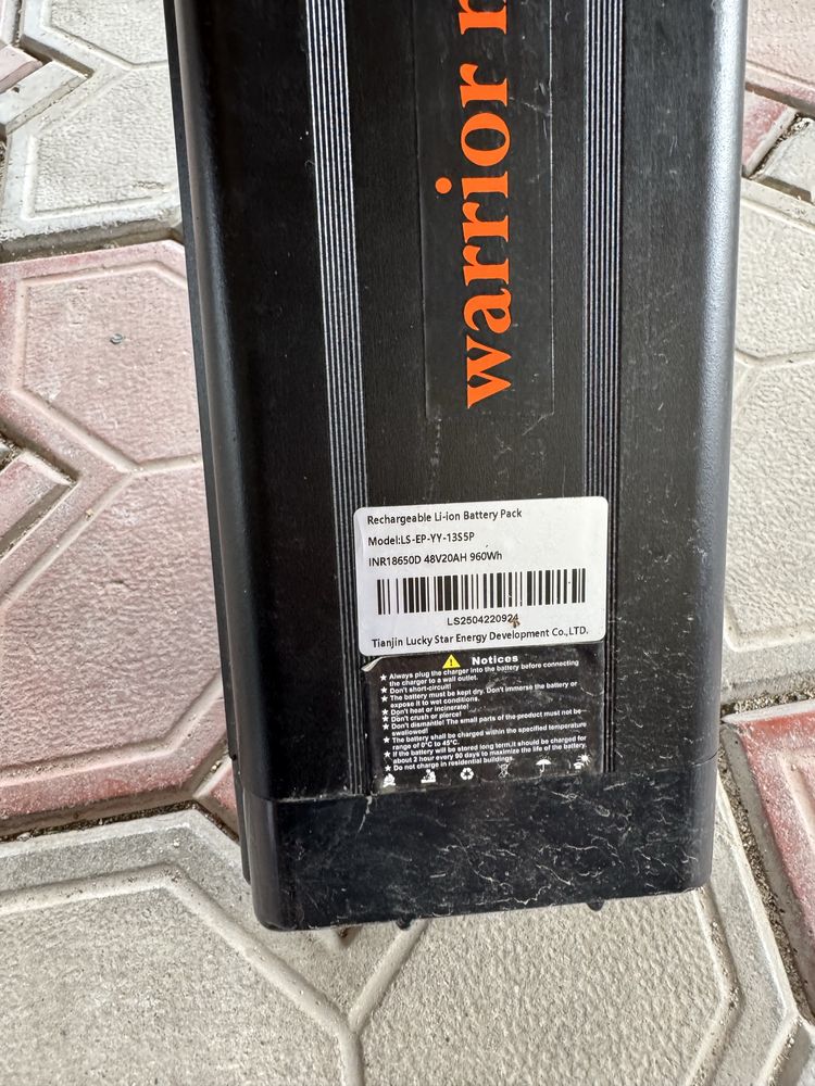 Продам электро велосипед Warrior Max