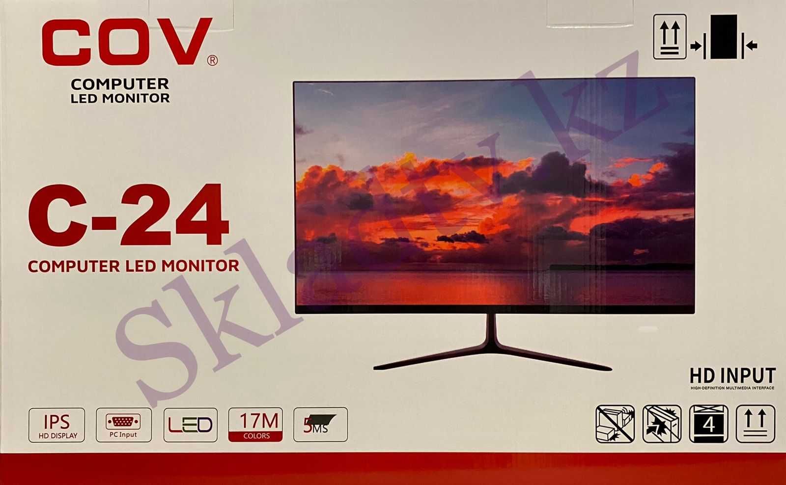 FHD мониторы COV: IPS экран, 24” и 27”, доставка по Казахстану
