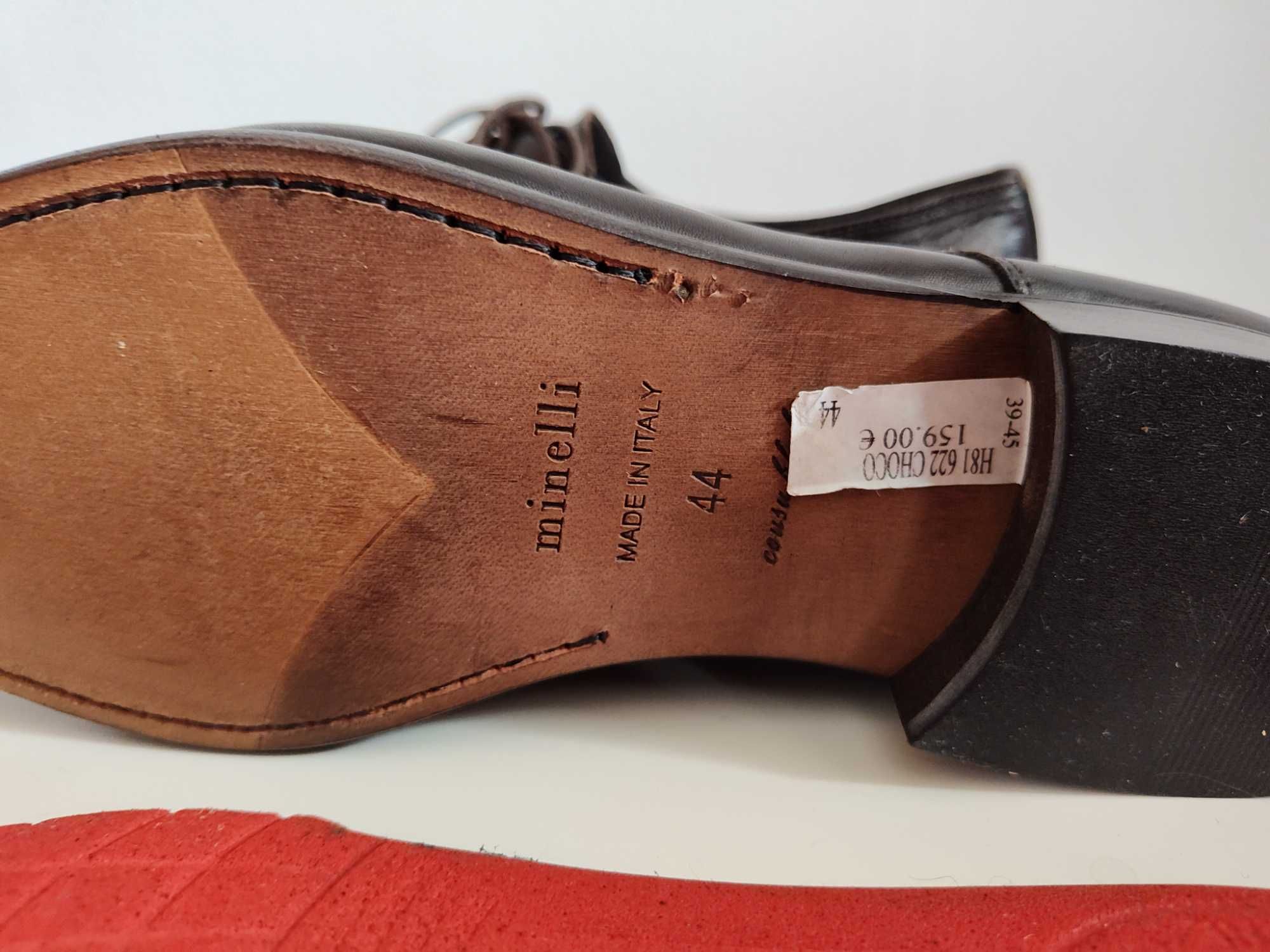 Новая итальянские кожаные туфли Minelli Италия Made in Italy Рзм 43-44