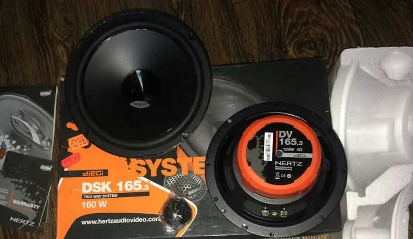 Hertz dsk 165 мидбассы
