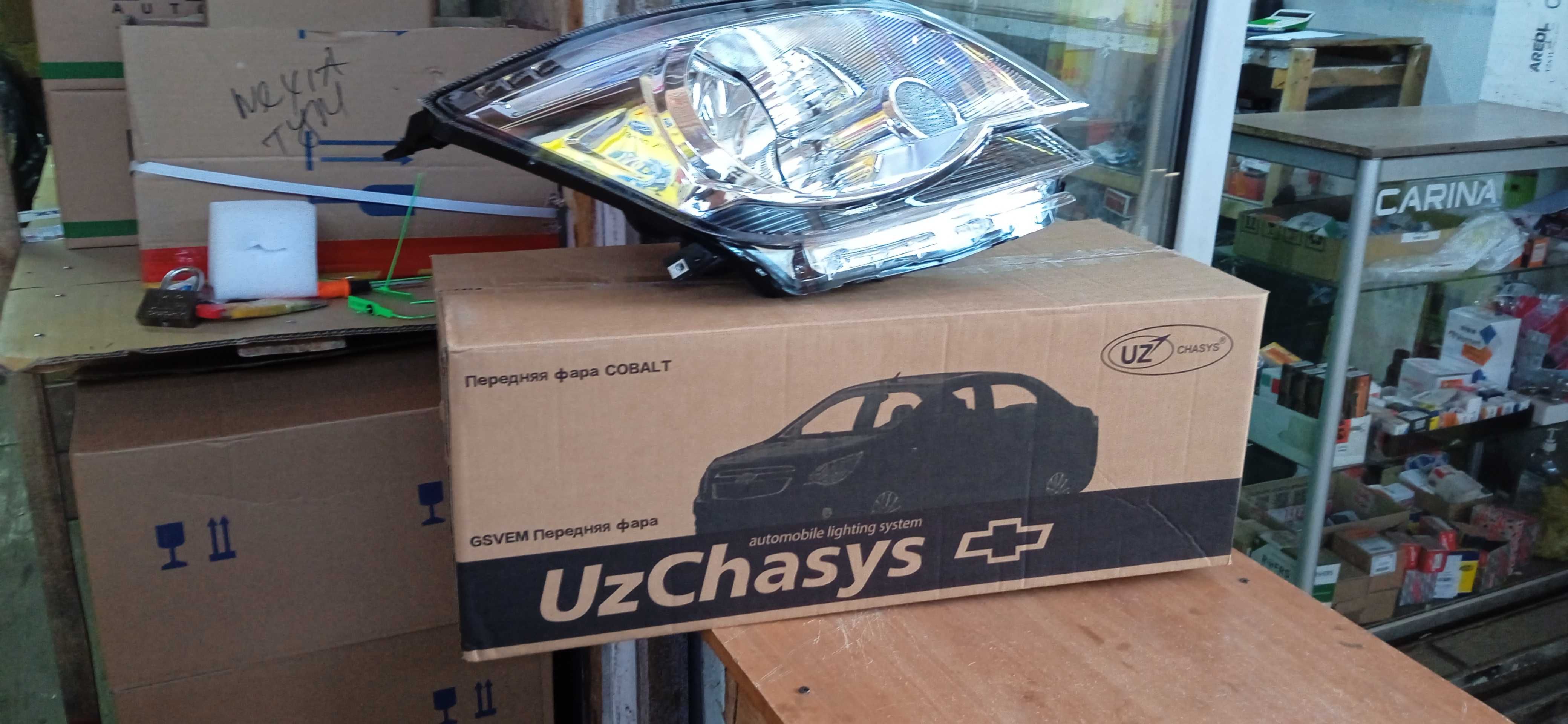 Chevrolet Cobalt фары и противотуманка   кобальт 2011-22г