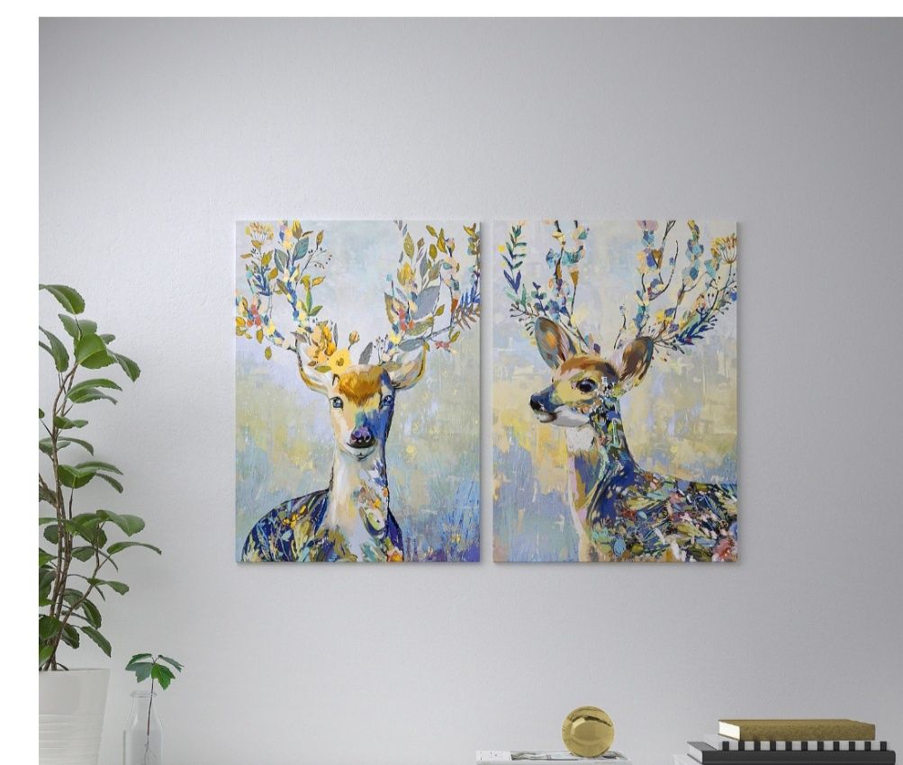 Картина ikea (икея) 2 шт 10000