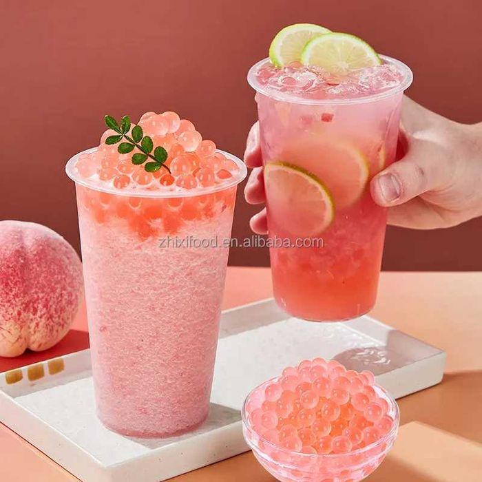 Поппинг боба Джуз Боллы персик 1.25 кг — для bubble tea и напитков