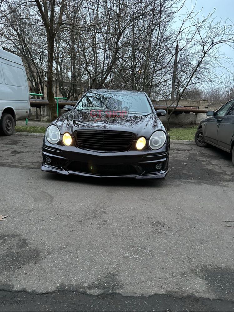 Бампер мерседес 211 амг 6.3 тюнинг w211