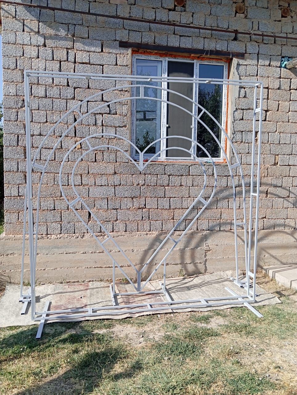 Юрта жарты киіз үй Жүрекше арка баннер рама жиналмалы арзан әрі сапалы