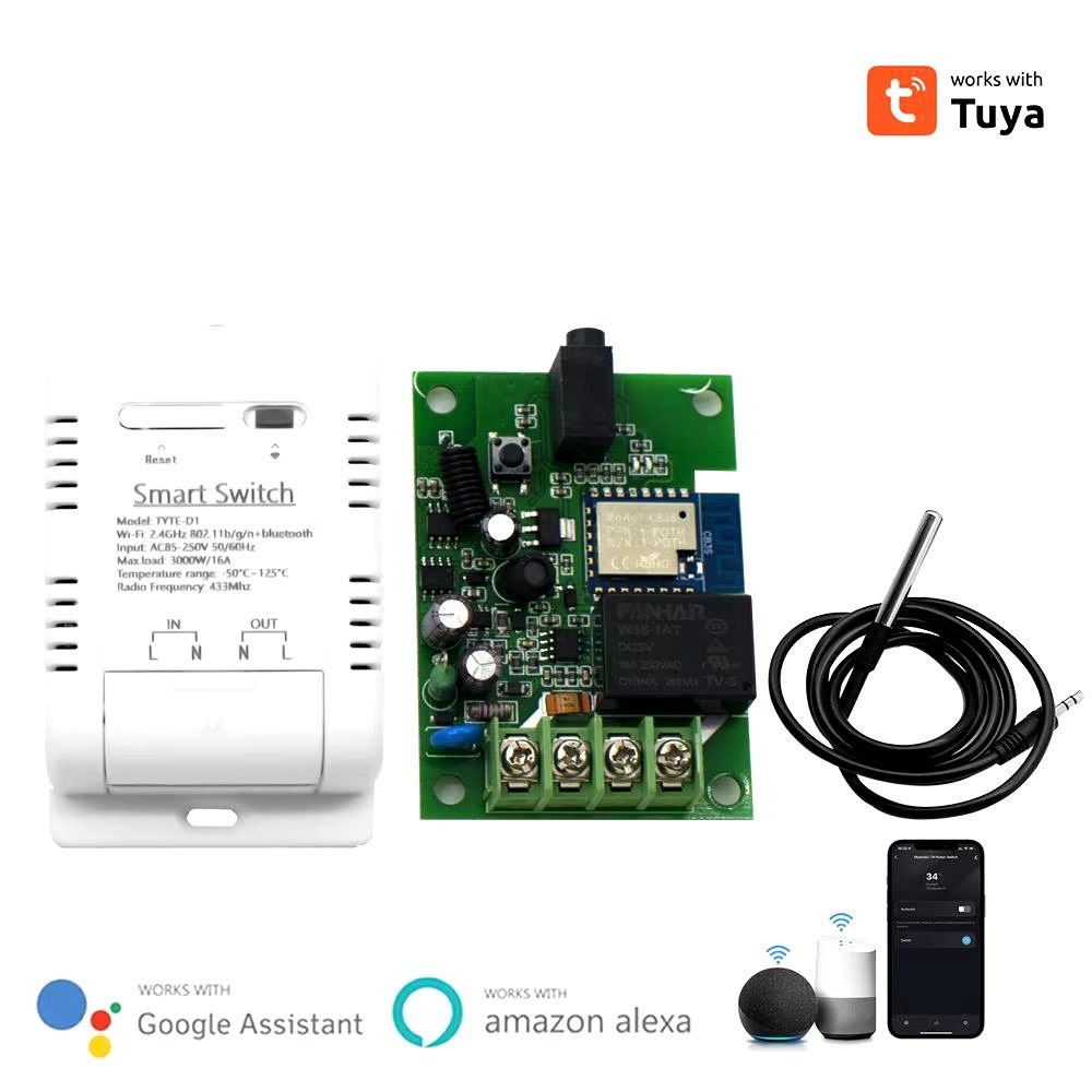 Умный термостат Tuya с Wi-Fi, 16 А, 3000 Вт / Smart Switch