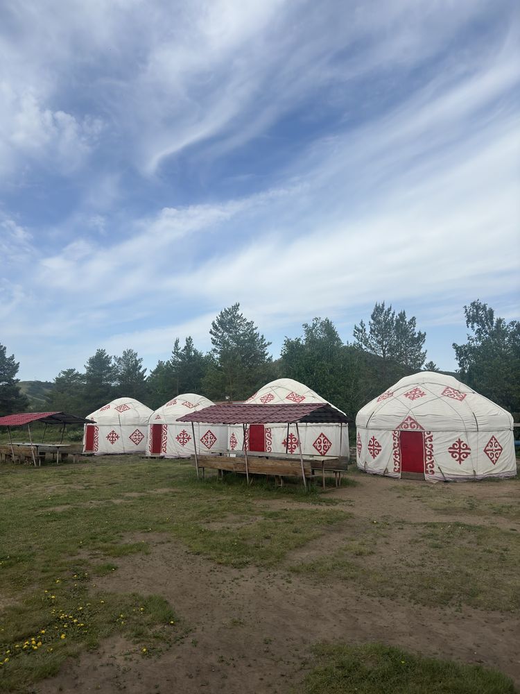Юрты, палатки, номера.