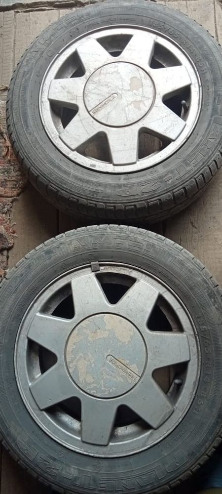 Vw Диски титан резина лето