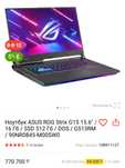 Ноутбук asus rog strix/Nvidia 3060/16gb/