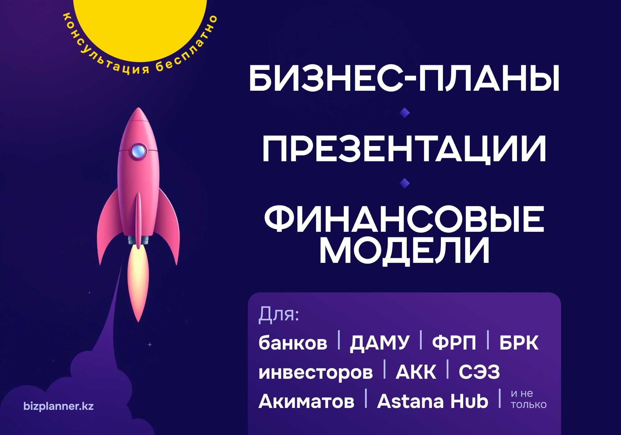 Бизнес-планы, финмодели, презентации и ТЭО