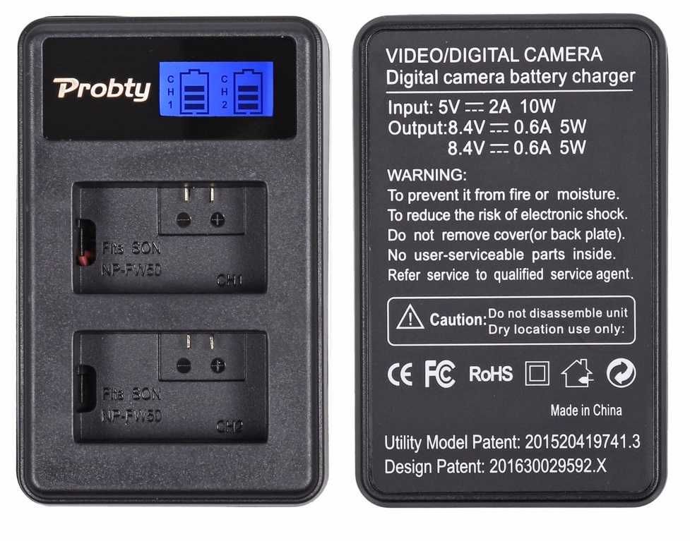 Зарядка для фотоаппаратов Sony + 2 батареи