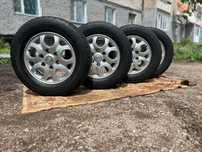 Продам зимние шины липучка на дисках