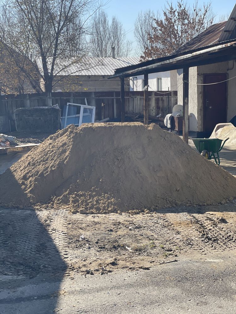 Отсев Сникерс Песок мытый щебень пгс гщс Глина чернозем камень