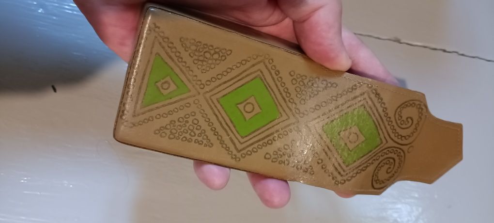 Футляр кожа для карт винтажный редкий