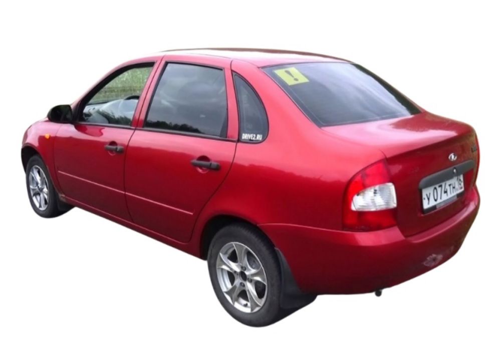 Задний бампер на Lada Kalina