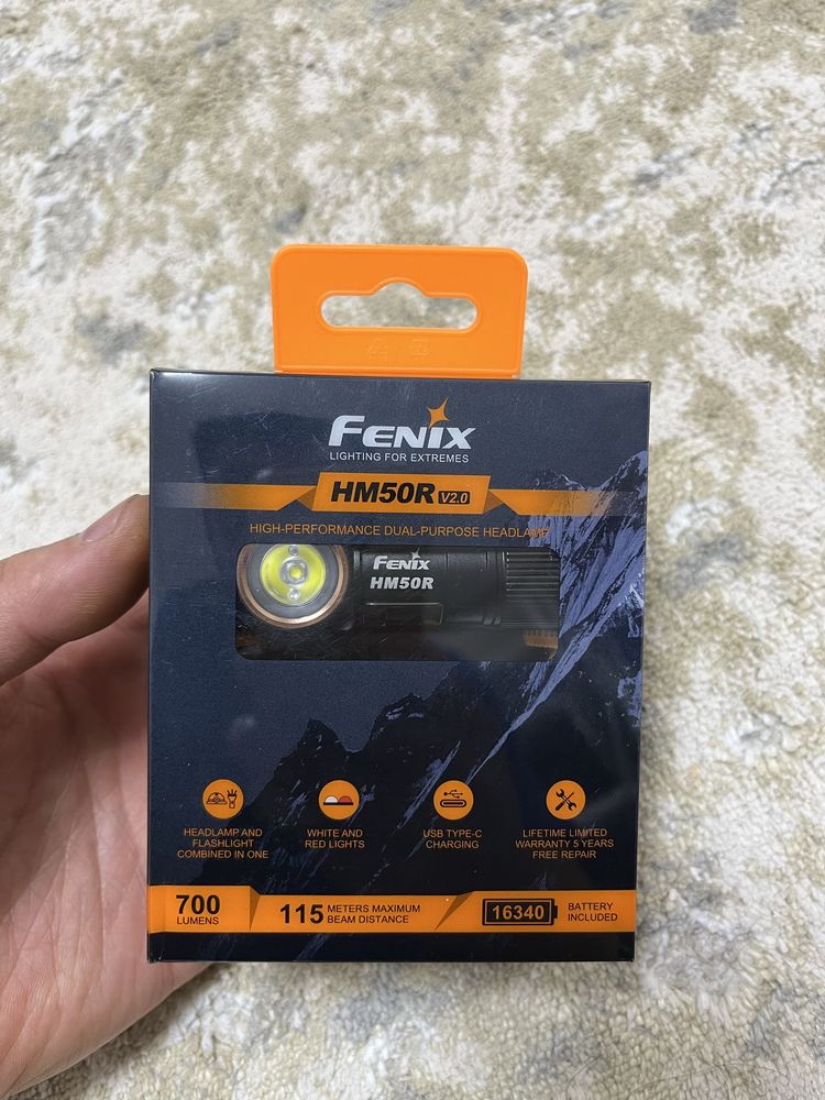 Продаю Фонарь Fenix HM50R новая , не открывали еще коробку