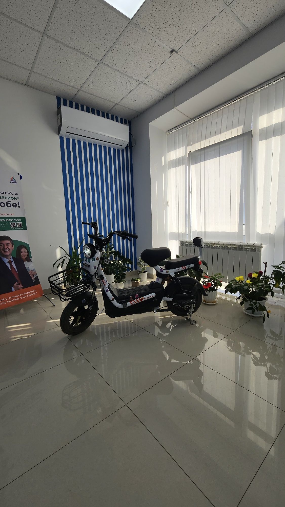 Электроскутер новый super bike. cool