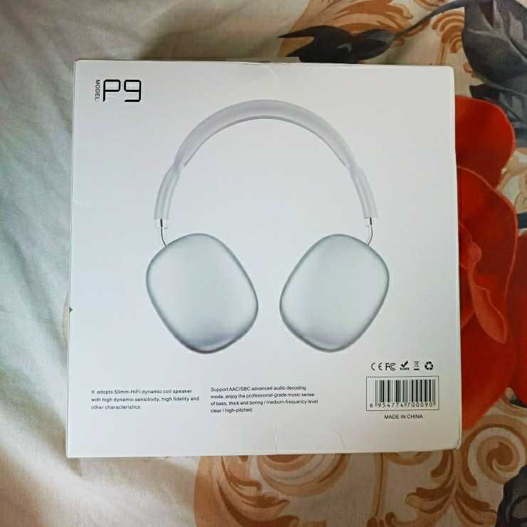 Продам беспроводные блютуз наушники P9 внешне как Apple AirPods Max