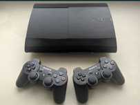 Продам прошитую PS3 Super Slim в отличном состоянии, без минусов. Памя