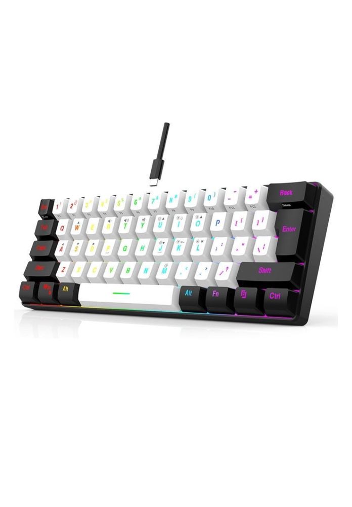 Клавиатура OEM K610 черный Мышь Logitech G102 Lightsync белый