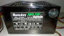 Блок питания 450W HuntKey LW-6450HG, с питанием видеокарт 6 pin