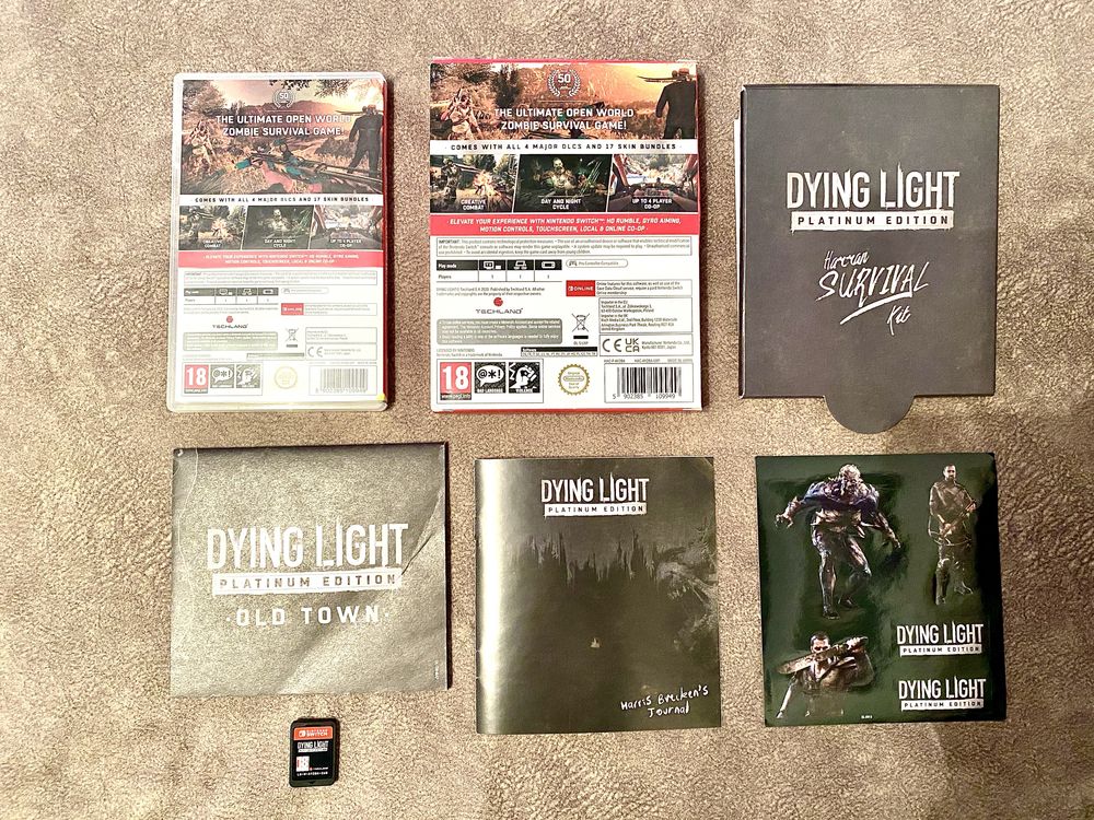 Nintendo Switch Witcher 3 Complete Edition & Dying Light