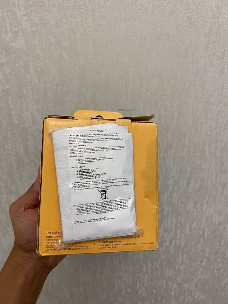 Instax mini 12 фиолетовый