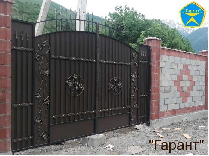 Металлические ворота (распашные,откатные ). Монтаж. Рассрочка.