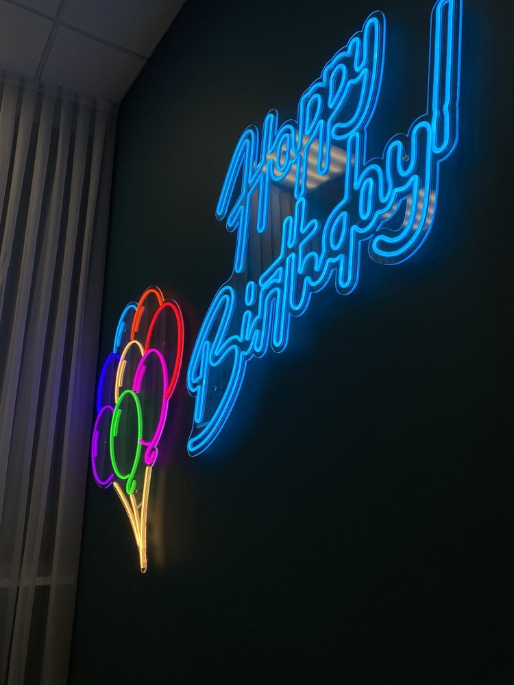 Неоновая вывеска, Flex Neon, Гарантия, Рассрочка, Бесплатная установка