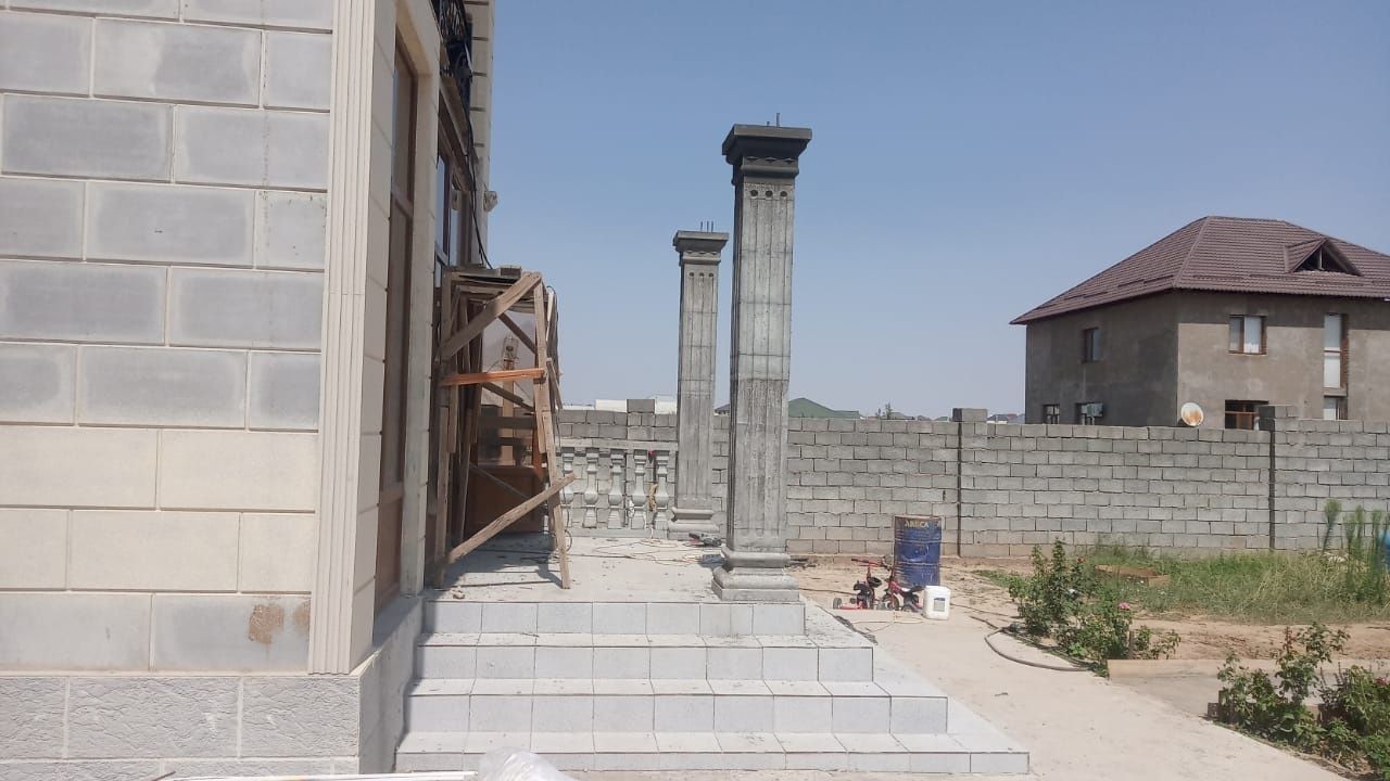 Производство декоративных колонн и тумб из бетона