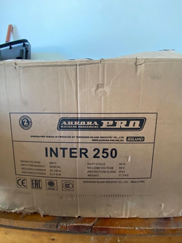 Сварочный Аппарат INTER 250 MOSFET/AURORA-PRO