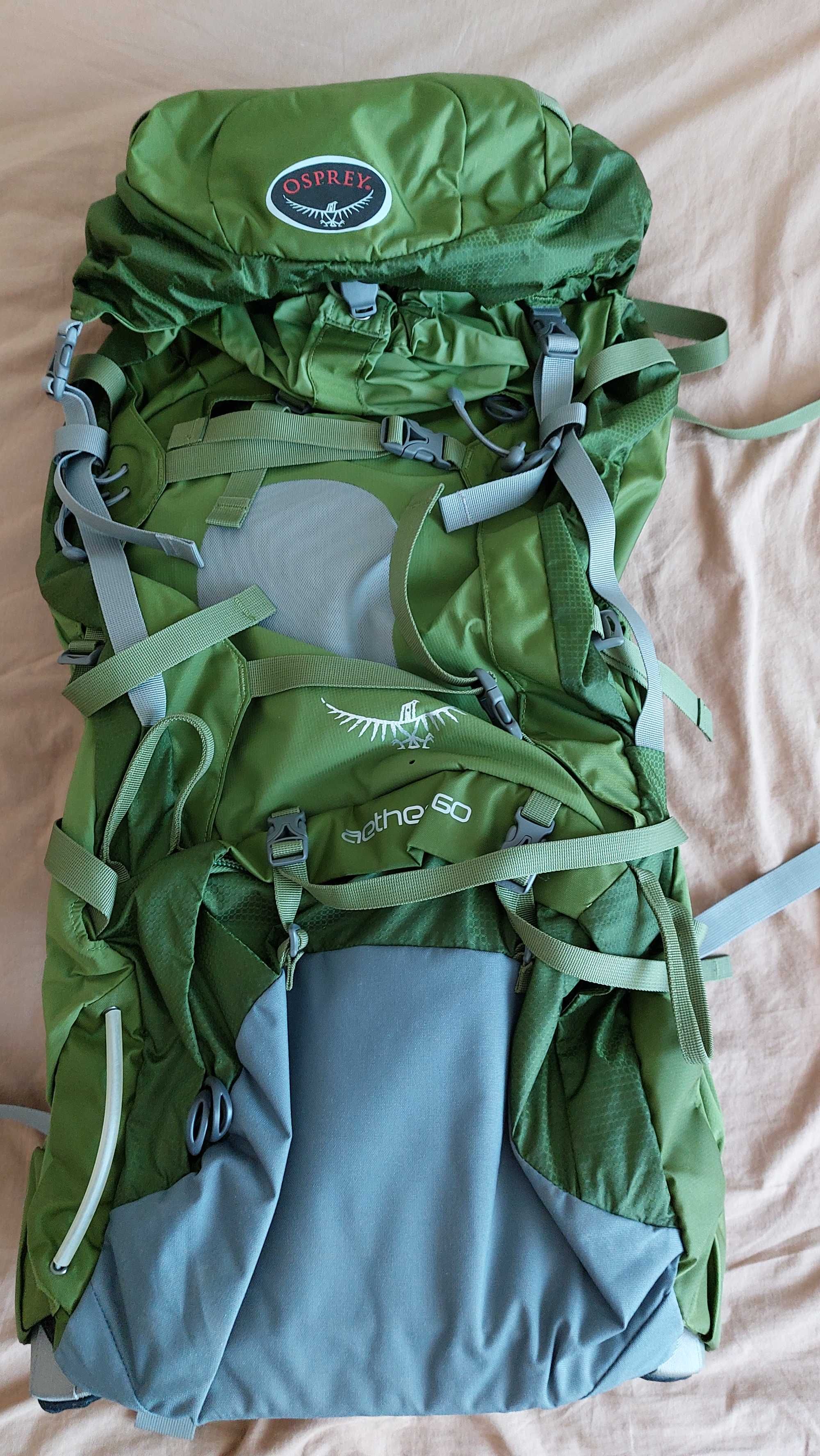 Osprey Aether Plus Рюкзак туристический зеленый 60 литров