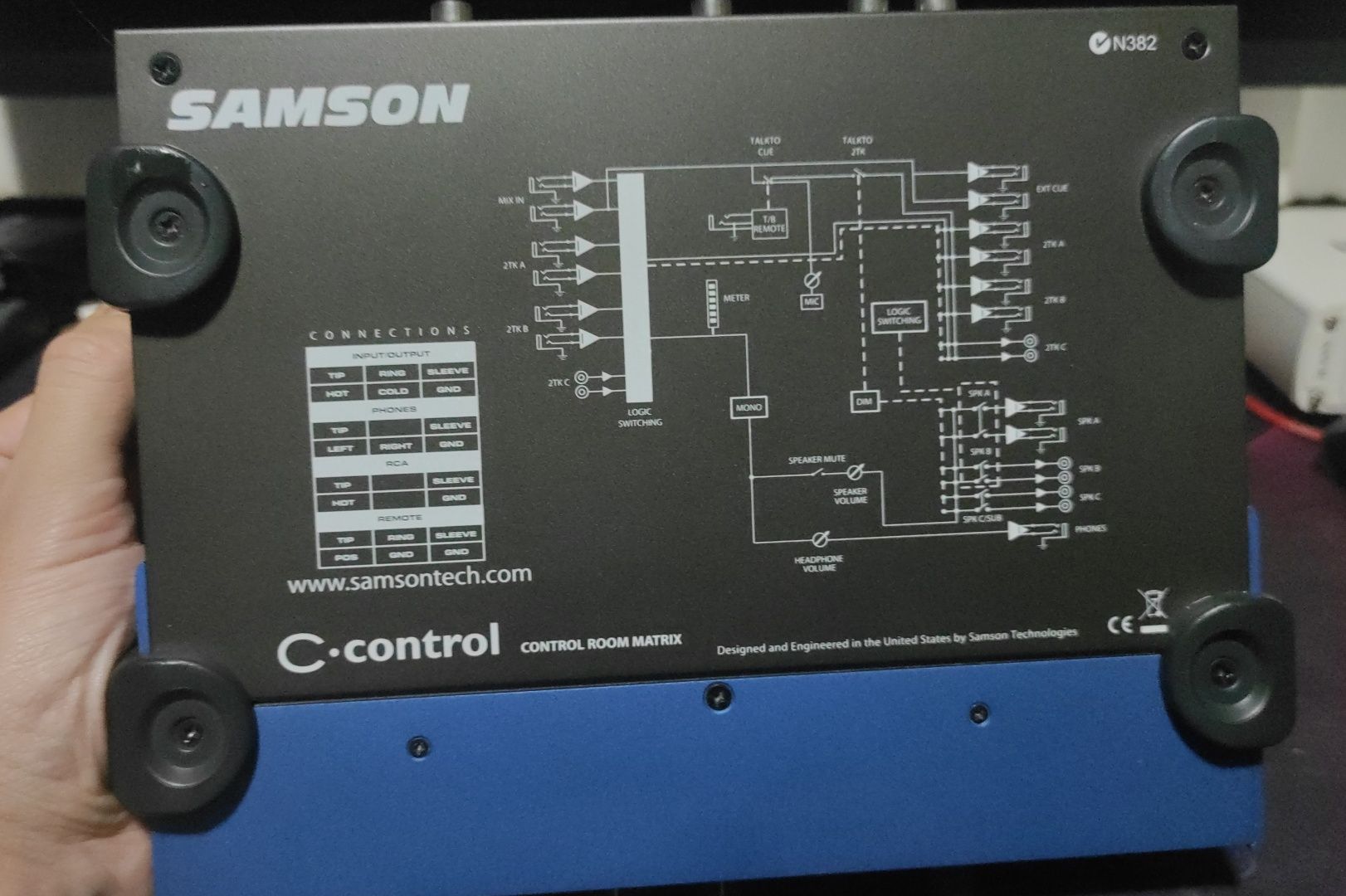 Samson c control, контроллер мониторов.