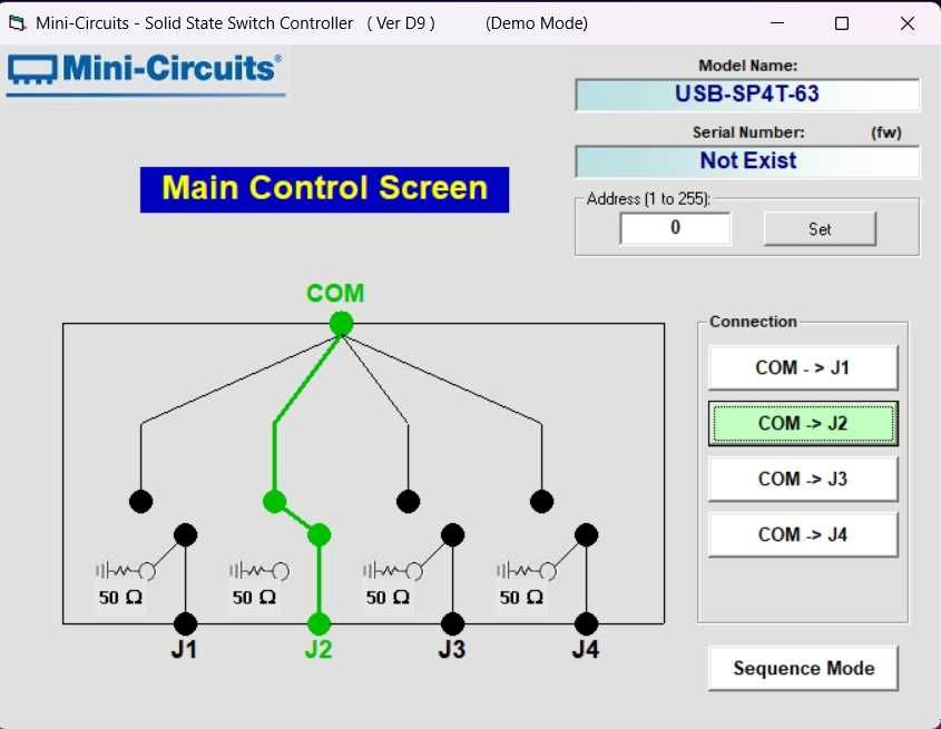 RF Коммутатор Mini-Circuits USB-SP4T-63 (от 1  до 6000 MHz) (Новый!)