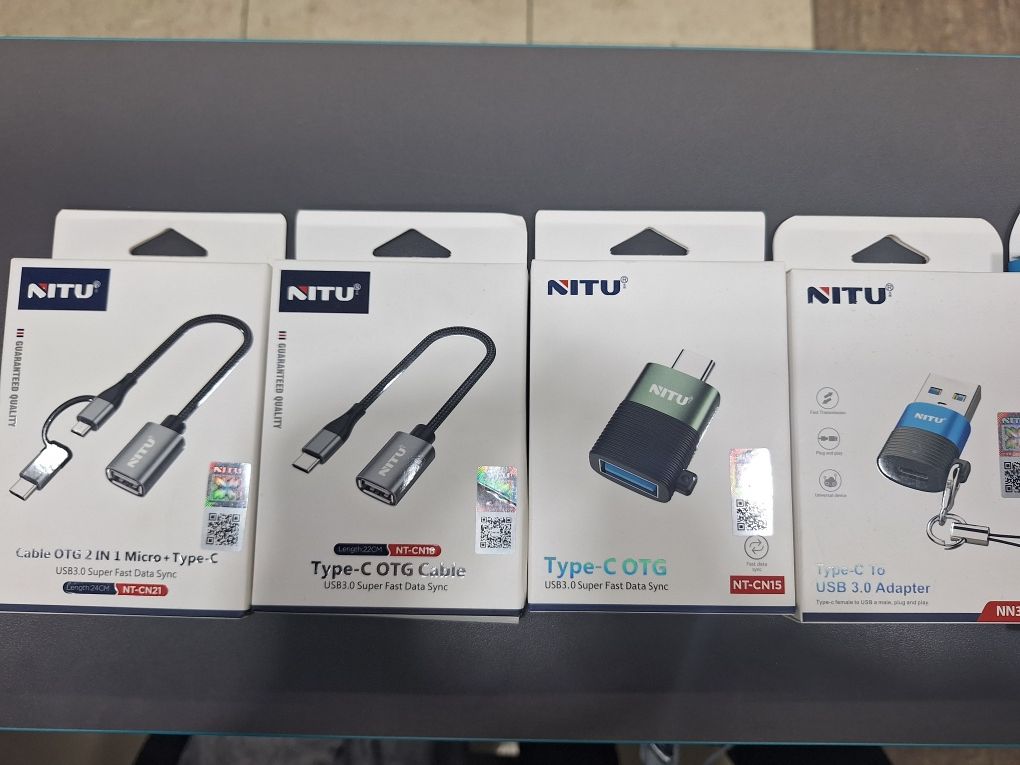 Продам OTG переходники, USB-хабы, AUX, картридеры и тд