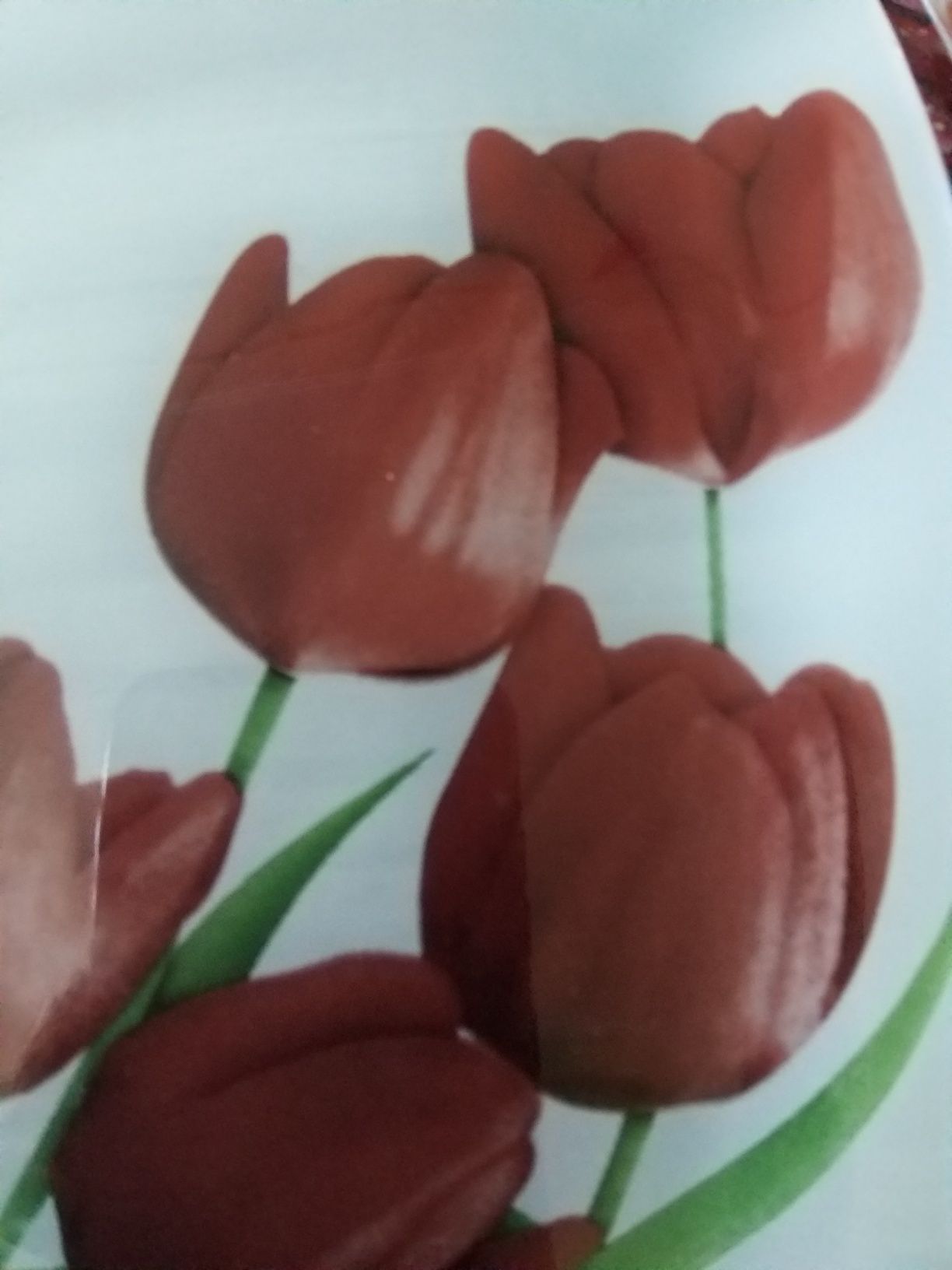 Тортница из закаленного стекла.