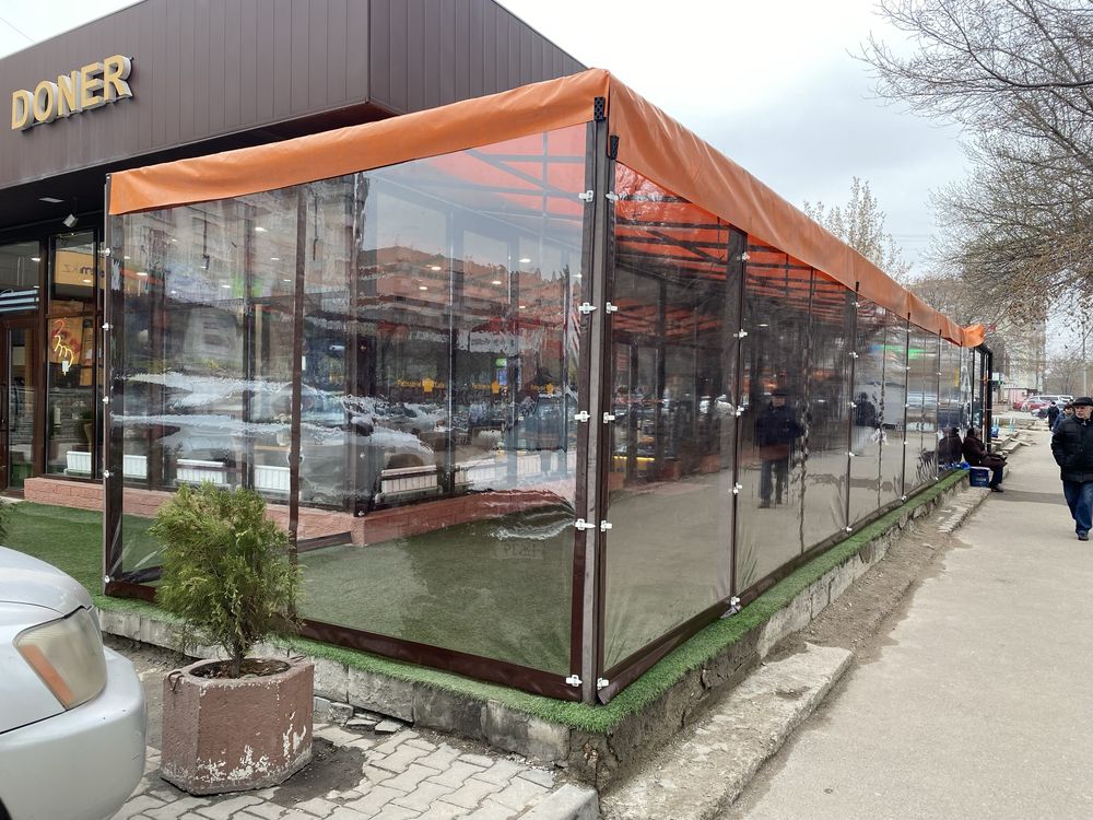 Мягкие окна ПВХ на беседки, террасы, летние площадки, балконы.