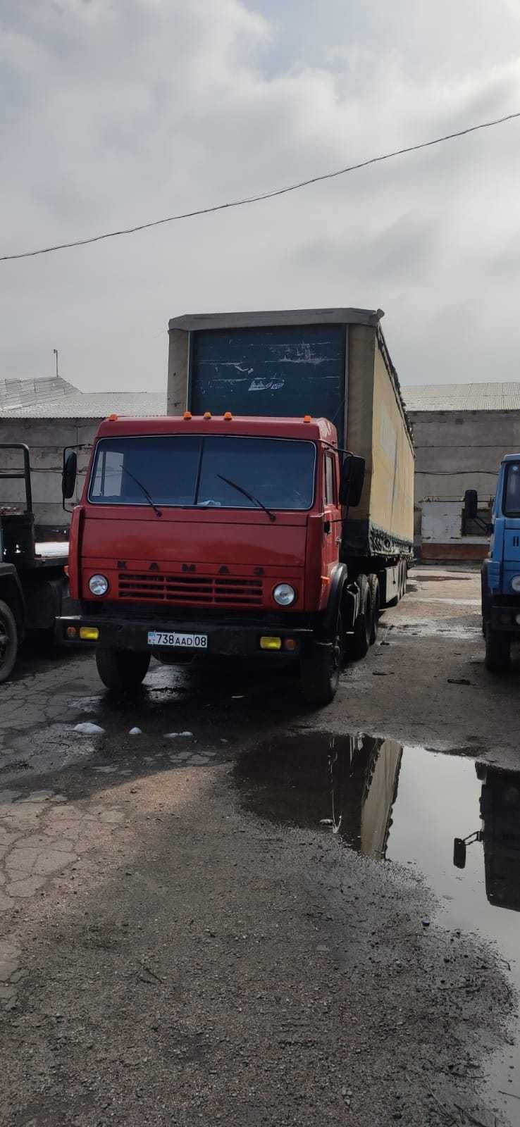 Тягач КамАЗ-54115, 2003г. с полуприцепом MEUSBURGER 14 м.