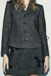 Твидовый жакет новый ZARA