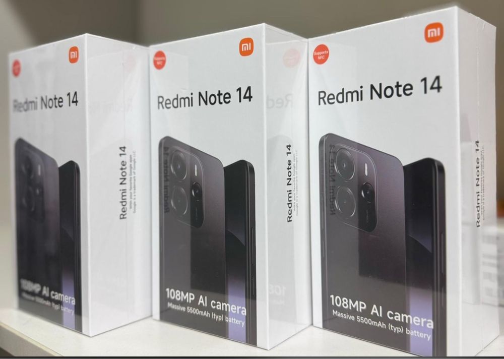 REDMI NOTE 14/256GB новинка телефоны новые РЕДМИ НОТ 14 256ГБ телефон