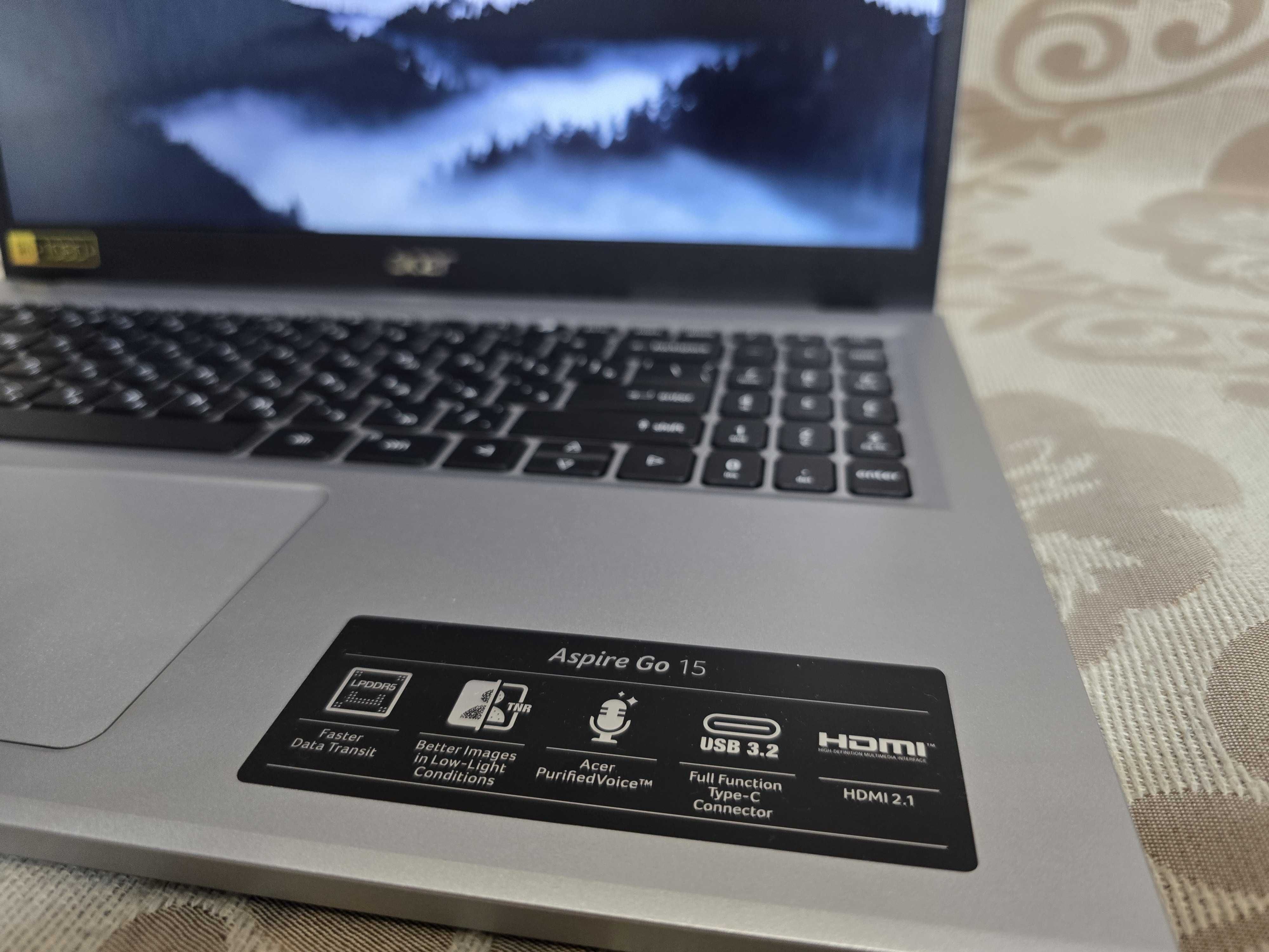Acer Aspire Go 15 новый ноутбук / 0% износ аккумулятора