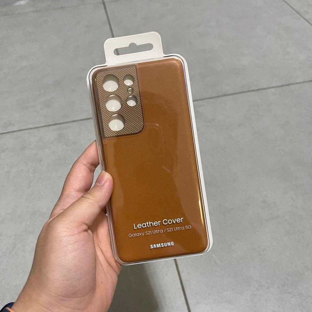 Оригинальный кожанный чехол Samsung s22, s23, s24 Ultra и s25 Ultra