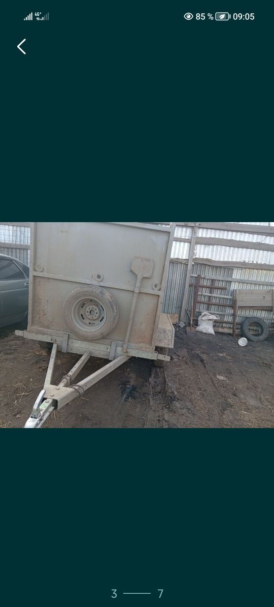 Продам прицеп коневоз двухосный