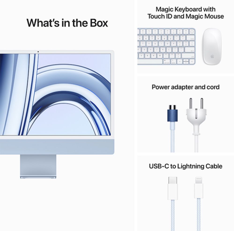Apple iMac 24 256GB Blue