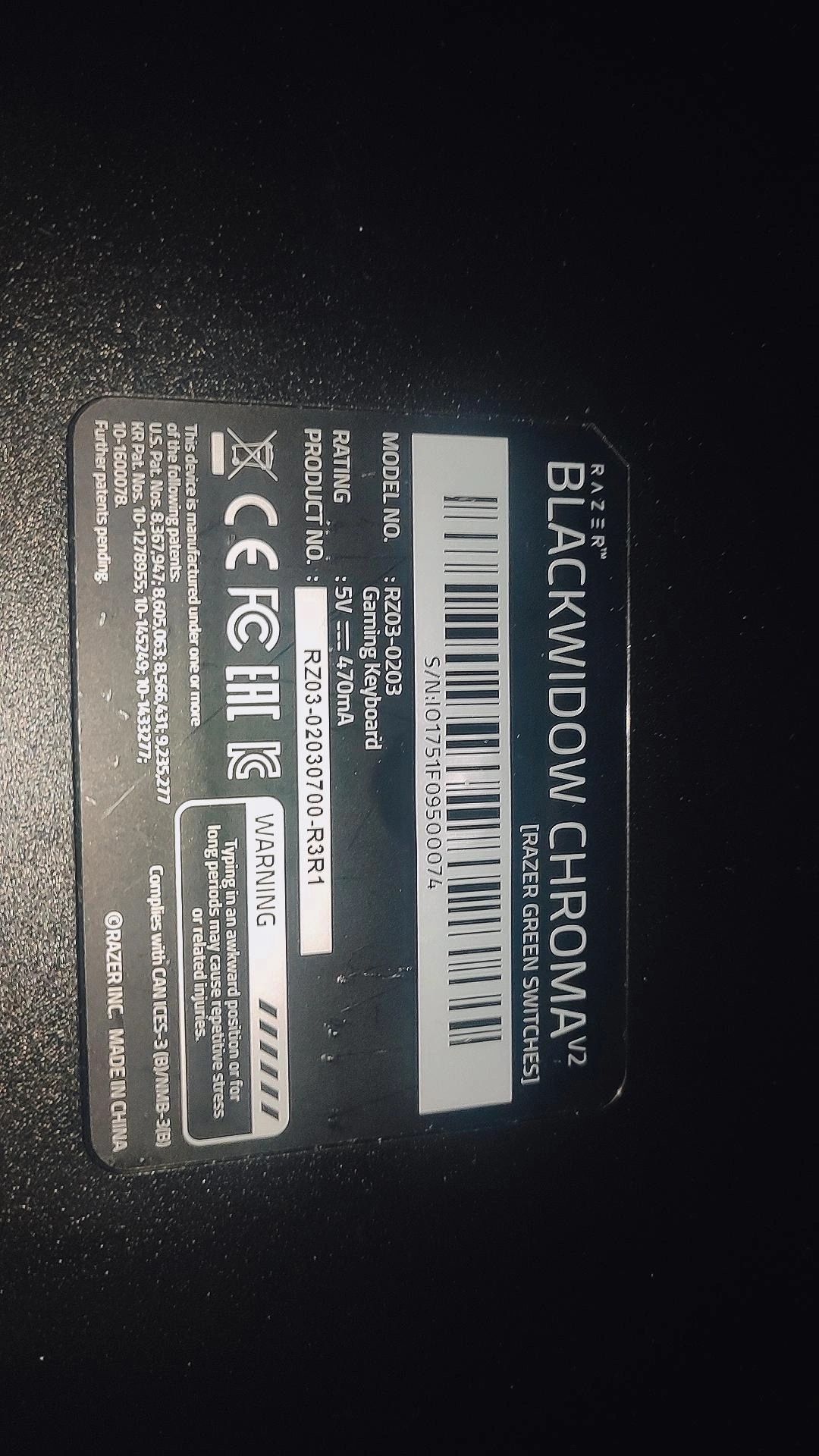 Blackwidow Chroma V2

Фильтры

Категории: