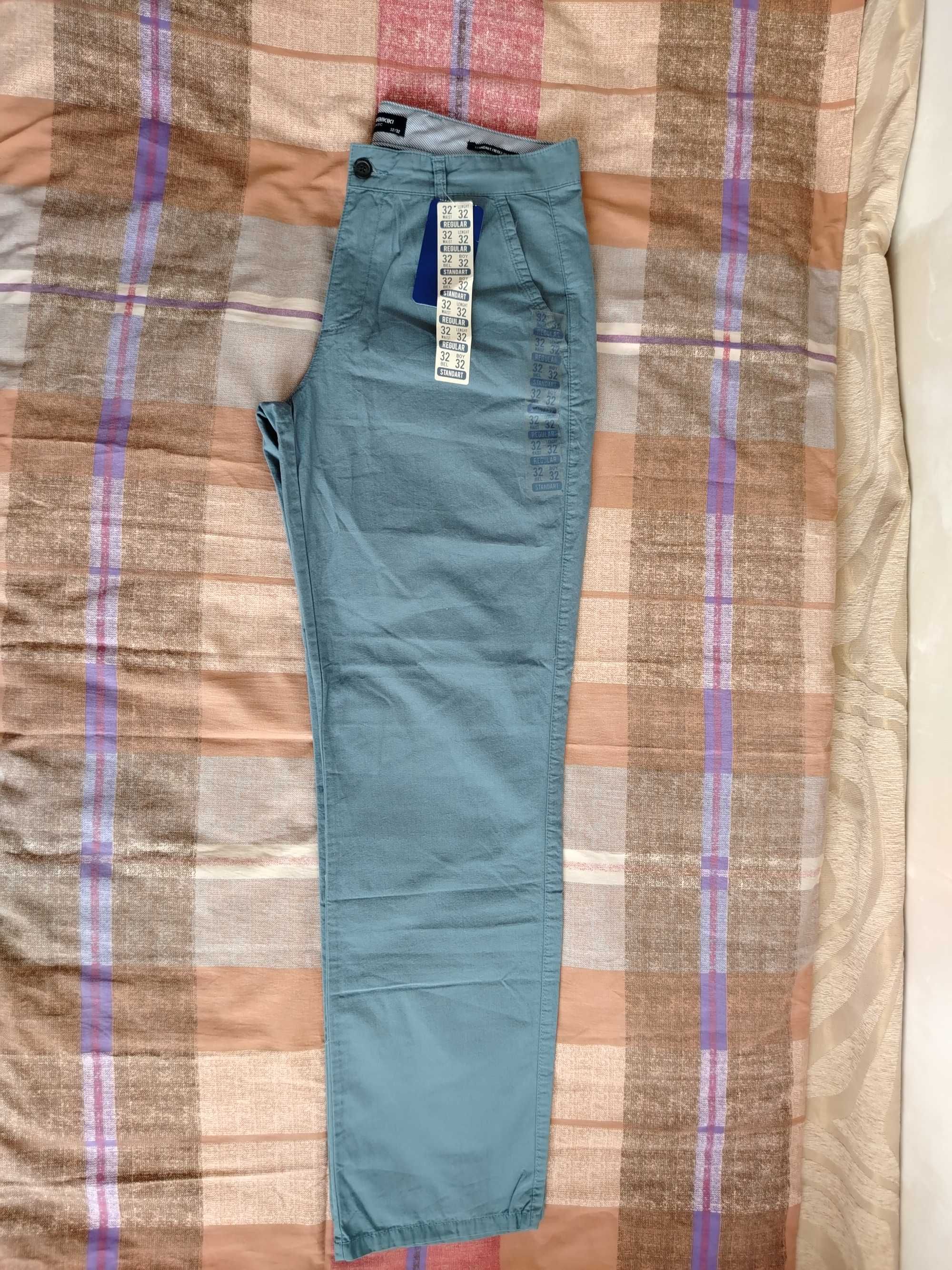 Новые брюки /Турция/разм-W-32 L-32/casual кэжуал брюки штаны слаксы