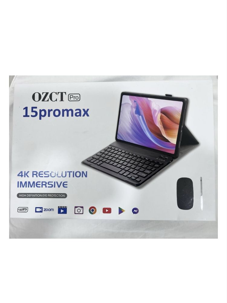 Планшет OZCT Pro 15 pro max 10.1 дюйм 16 Гб/512 Гб черный